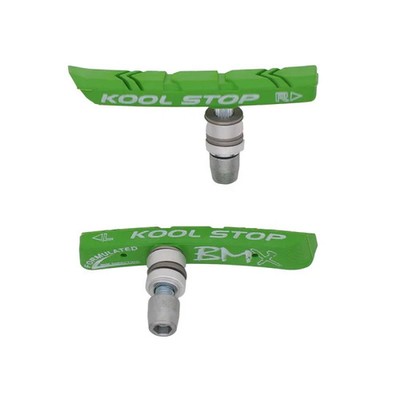 KOOL STOP BMX BRAKE PADS - KOOLSTOP - 78.5mm - 1 PR - LIME GREEN