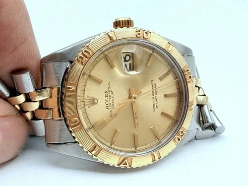 1966 Rolex Thunderbird TURN-O-GRAPH Datejust 1625 Jubilee Two Tone 18K Gold / SS