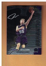 JASON WILLIAMS AUTOGRAPHED 1999-00 FINEST BASKETBALL CARD SIGNED SACRAMENTO