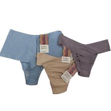 Hanky Panky Women's Thong Panty 3 Pack Assorted Colors Size S