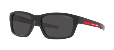 PRADA LINE ROSSA SPS 04YS Matte Black/Dark Grey (1BO-06F) Sunglasses