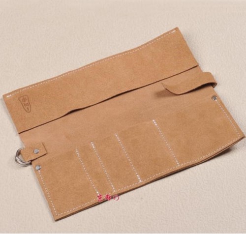 Japanese Ikebana Flower Arrangement Tools Leather Case Scissors Roll Bonsai Bag - Picture 4 of 4