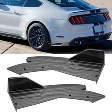 For Ford Mustang Gt 500 Carbon Fiber Rear Bumper Spoiler Splitter Lip Diffuser