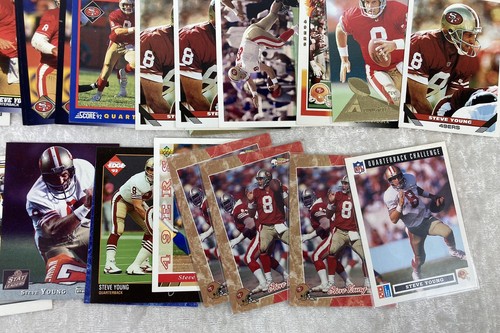 Steve Young Fußball Karten Lot San Francisco 49ers 68 insgesamt - Bild 3 von 10