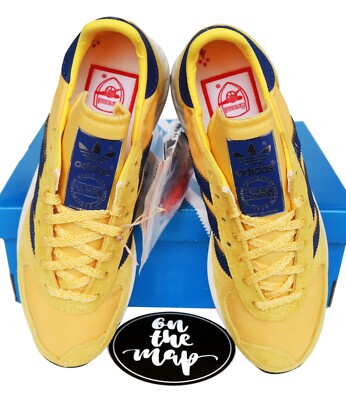 Adidas TRX Vintage Arsenal FC 1971 Yellow Navy Blue UK 3 4 5 11 US