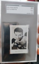 1952 Felix Potin (France) Jake LaMotta Raging Bull Boxing Card SGC 1.5 