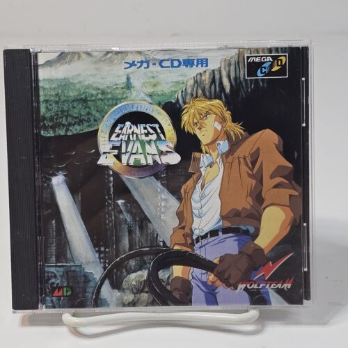 Wolf team 1991 Earnest Evans Sega Mega CD Japanese Retro Game Japan VINTAGE - Afbeelding 1 van 19