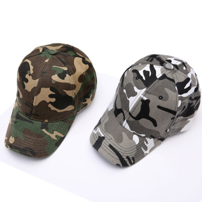 Military Camo Baseball Cap - Adjustable Cotton/Poly Hat For Hunting, Fishing, Outdoor - View #3