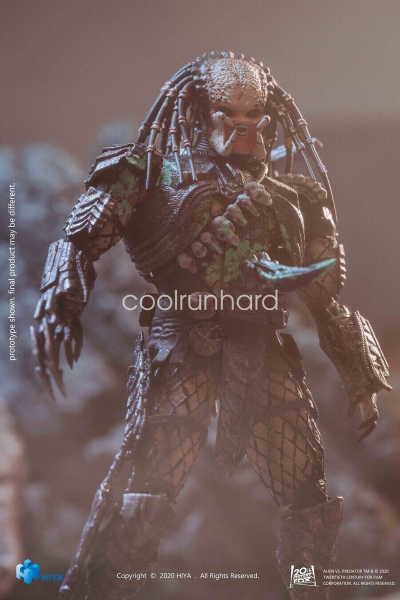 Hiya LP0073 AVP Alien VS Predator Final Battle Scar Predator 1/18