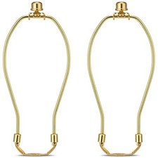 8 h Lamp Harp - 2 Set, Detachable Lamp Shade Holder for Table and Floor Lamps,