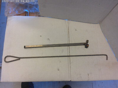 Dutch oven lid lifting tool and ash stir tool combo Extra Heavy Duty Steel