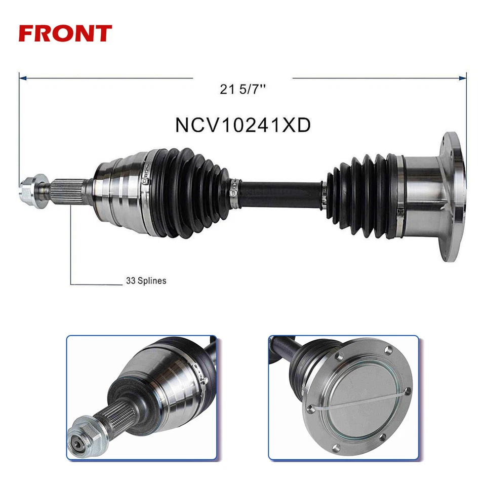 Eje CV delantero Xtreme Duty para Cadillac Escalade 2006, Cadillac Escalade ESV, EXT Foto 2 de 4