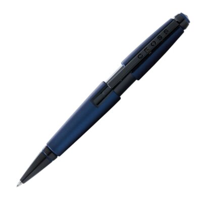 Cross Edge Capless Rollerball Pen Matte Blue with Gift Box and Warranty