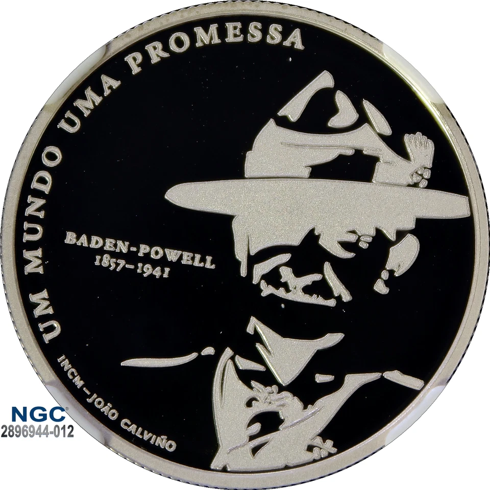 2007INCM Portugal S5€ World Scouting Centennial NGC PF 69 UCAM Top Grade! - Image 3 of 4