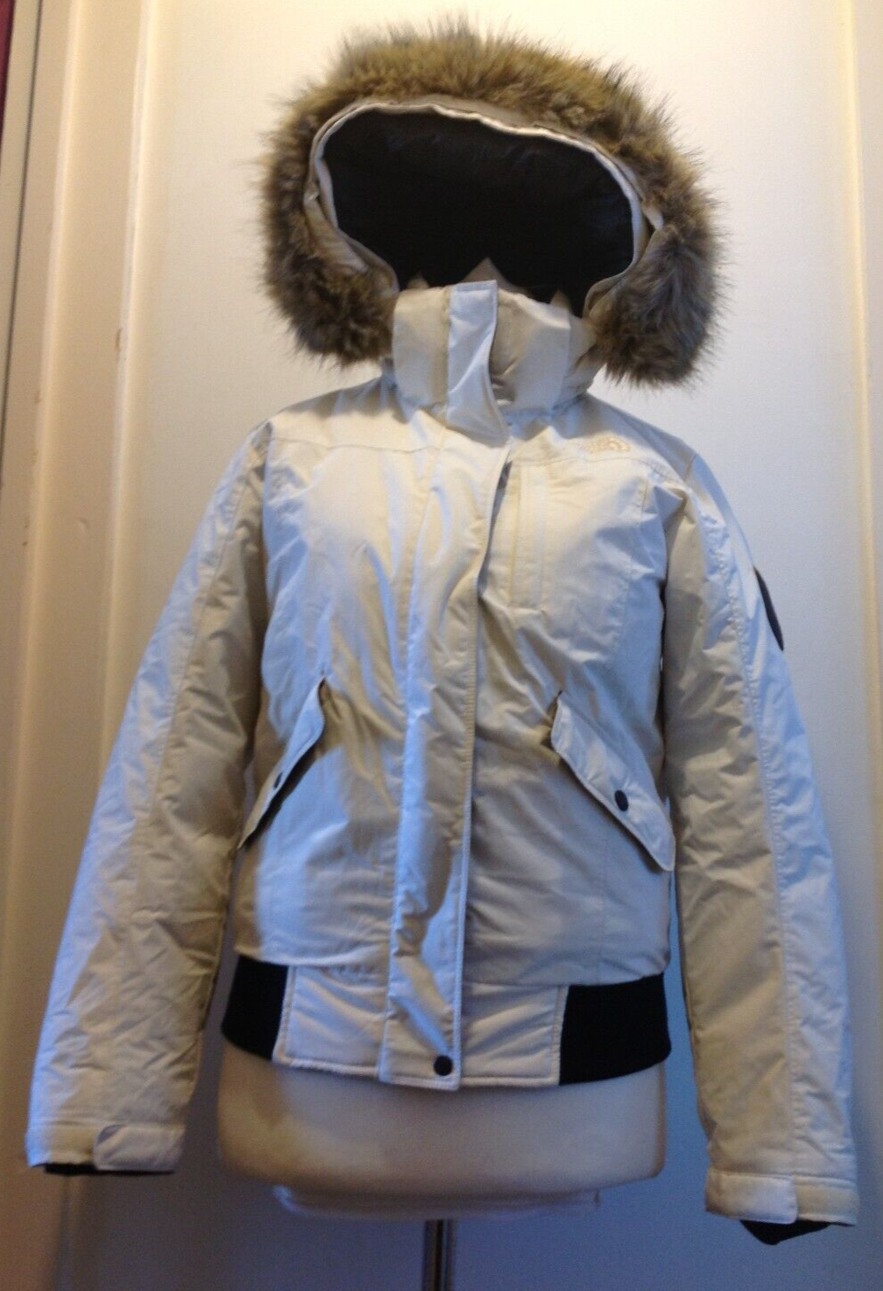 North Face McMurdo Jacket Series 80% Goose Down Dryvent Womens Lined Size 8 Uk