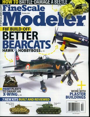 Fine scale Modeler Magazine October 2020 F8 Build-Off Bearcats