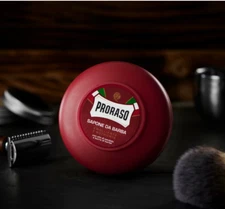 Proraso Emollient And Nourishing Shaving Soap With Sandalwood Oil & Shea Butter