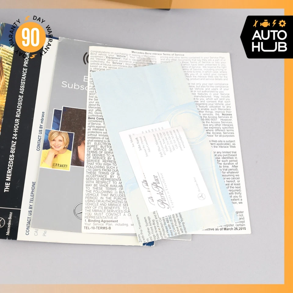 2012 Mercedes-Benz W216 CL550 Owner's Manual Book Assembly OEM - Image 2 of 4