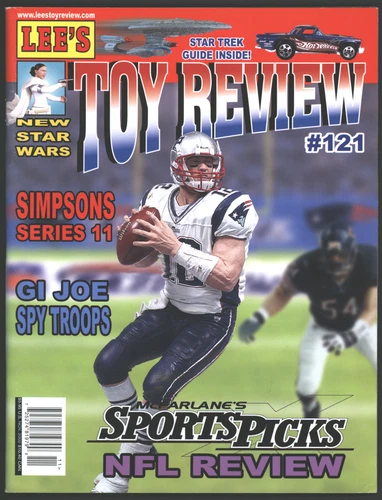 Toy Review Magazine #121 VTG 2002 McFarlane Toys NFL Tom Brady Action Figure CVR