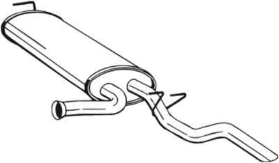 BOSAL 279-911 ENDSCHALLDÄMPFER FÜR  OPEL RENAULT