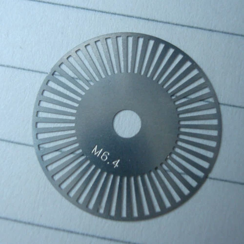 5PCS Metal Photoelectric encoder wheel Robot photoelectric speed coded disc - Image 3 of 4