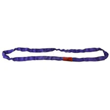 Lift-All EN30X3 Endless Sling: 1" W x3' L, 5,200 lb Vertical, Polyester, Purple