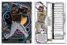 2023 Topps Cosmic Chrome Baseball Juan Soto Base #184 - San Diego Padres