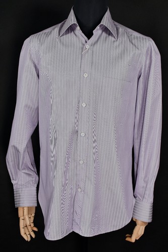 Kiton Dress Shirt Lily Cotton Long Sleeve size 16/41 - Picture 2 of 9
