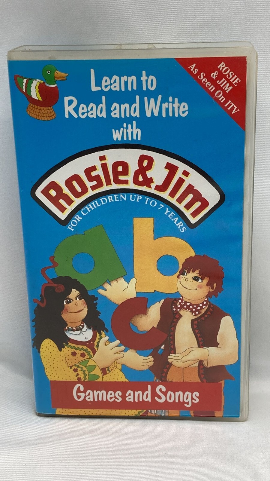 Learn To Read and Write with Rosie & Jim - PAL VHS Video Tape (VC1239)
