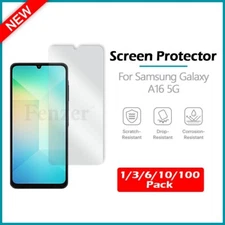 1-100 LOT LCD Clear HD Screen Protector for Android Phone Samsung Galaxy A16