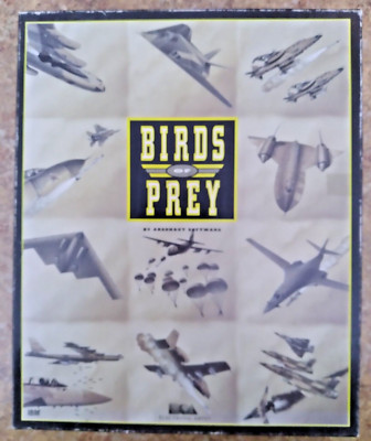 Birds of Prey - Electronic Arts - IBM DOS 3.5'' Floppy - 1992 PC Vintage