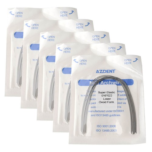 Dental Orthodontic Arch Wire Wires Oval Form Stainless Steel Round/Rectangular - Photo 102/208