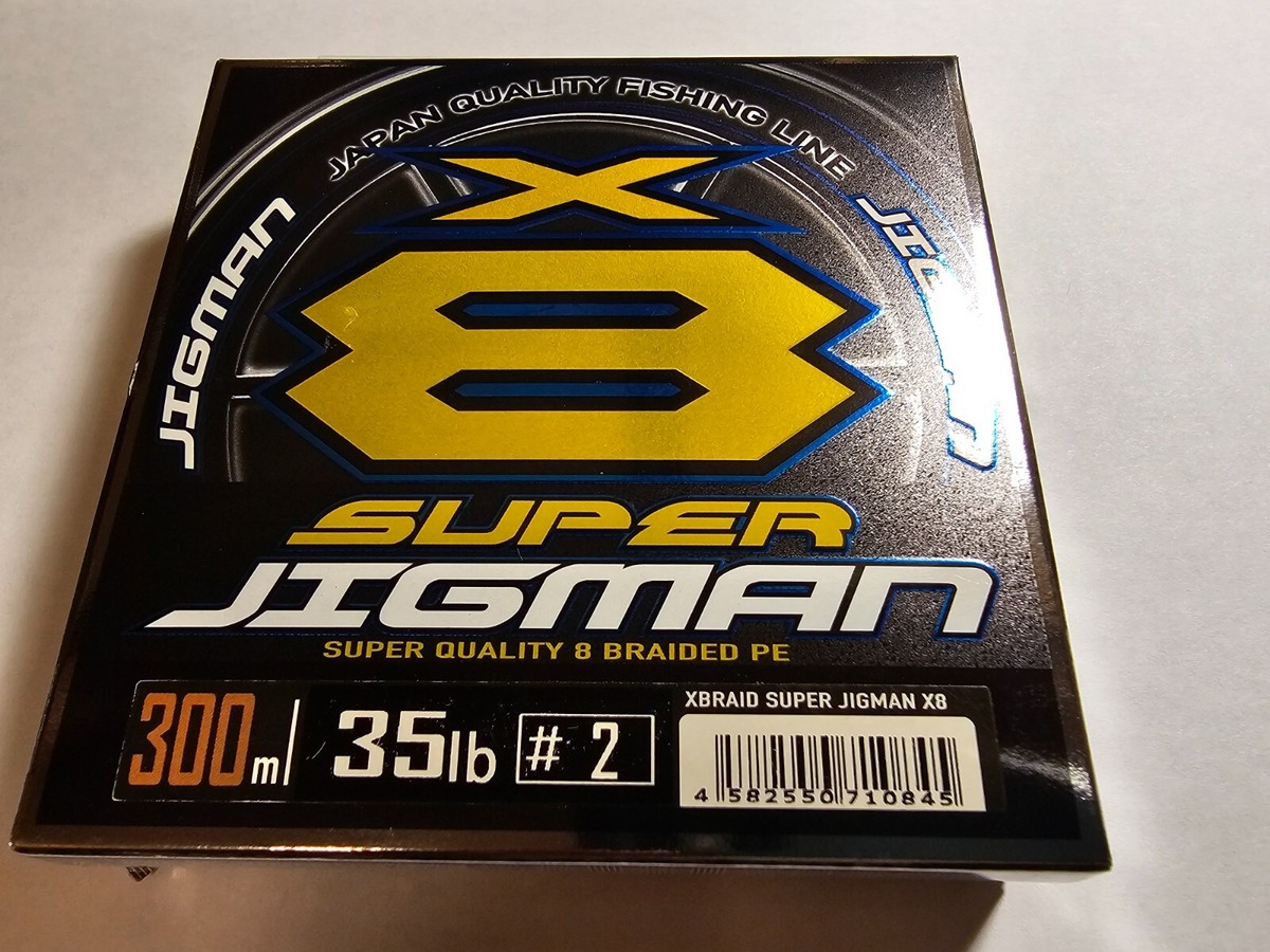 1.5号 600m YGK X-Braid X8 SUPER JIGMAN YGK X-Braid SUPER JIGMAN X8 600m High Power PE Line #1.5-30