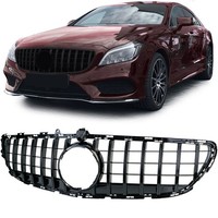 Sport KüHlergrill Schwarz Glanz Passt FüR Mercedes CLS C218 X218 Facelift 14-18