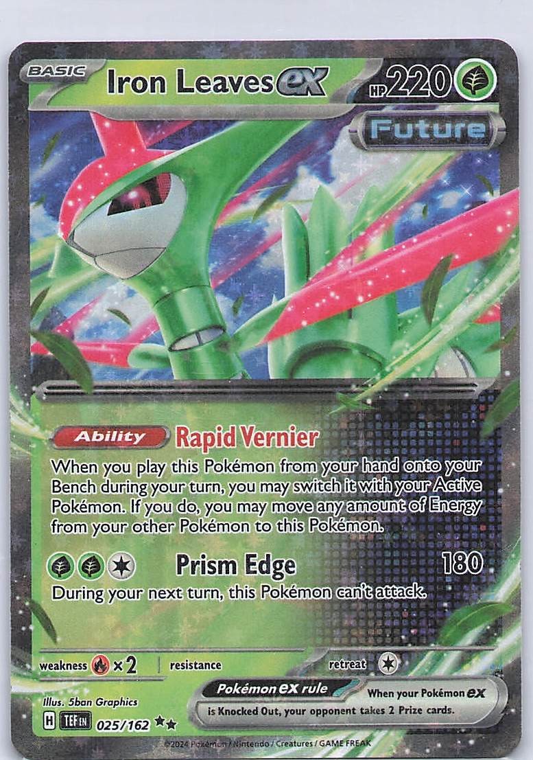 Iron Leaves ex Double Rare SV05: Temporal Forces 025/162 NM