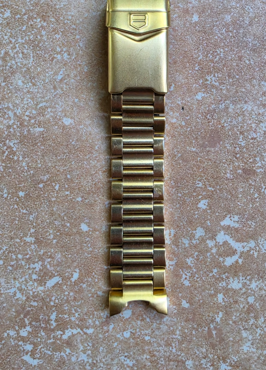 TAG Heuer BP0512 Mens 4000 Series Gold Watch Band Bracelet Links