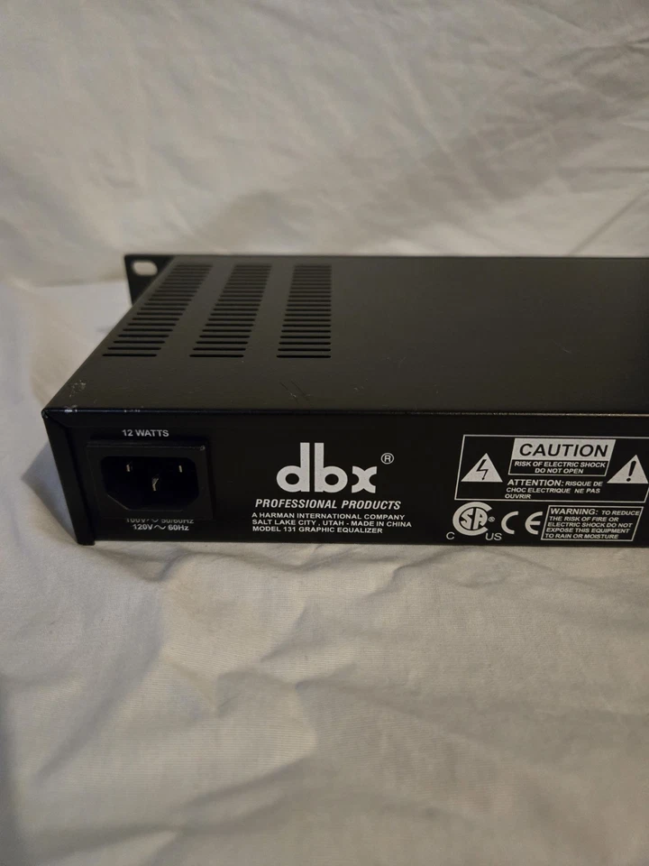 Ecualizador gráfico de 31 bandas DBX 131 DBX131V Foto 4 de 4