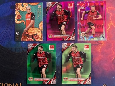 2025-26 Topps Chrome Bundesliga -Florian Wirtz - Bayer Leverkusen - Numbered-