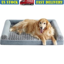 Orthopedic Waterproof Dog Bed W/ Memory Foam U-Shaped Design Extra Large Support