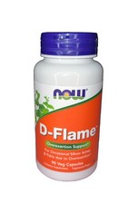 Now Foods D-Flame 90 Veg Capsules GMP Quality...