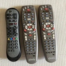 3 XFINITY CABLE BOX REMOTE CONTROLLERS ALL WORKING CONDITION SELLING AS A LOT.