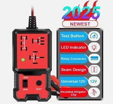 New Automotive Electronic Relay Car Relay Tester Universal 12V LED Indicator US