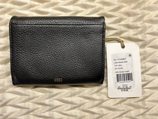 HOBO INTERNATIONAL Lumen Medium Bifold Compact Wallet Black NWT