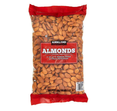 Kirkland Signature Supreme Whole Almonds, 3 lbs - free shipping