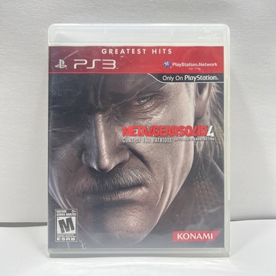 Metal Gear Solid 4 Guns of the Patriots PS3 Greatest Hits Cib