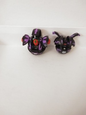 2 Bakugan Battle Brawlers Warius Darkus 450G+Robotallion Blk. Darkus 510g