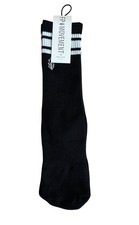 NEW Free People Movement Logo Stripe Tube Socks Black FP Movement Lucky Honey