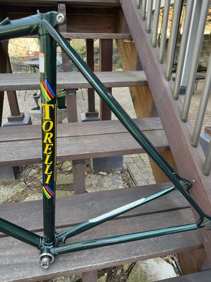 TORELLI ITALIAN LUGGED COLUMBUS STEEL FRAME SET 58cm - Image 3 of 4