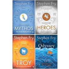 Stephen Fry Greek Myths Series 4 Books Collection Set (Mythos, Her | Stephen Fry