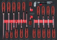 Ks Tools Scs Schraubendreher-Satz, 29-Tlg In 1/1 Systemeinlage